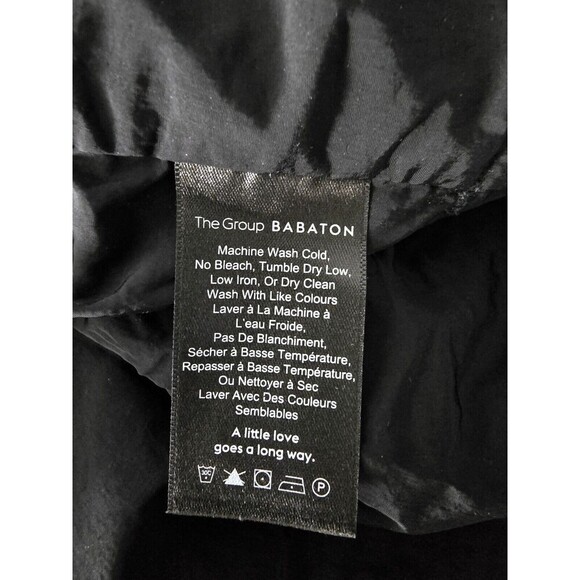 The Group Babaton Aritzia Biles Nylon Anorak Black Jacket Lightweight‎ 2 Small - Picture 7 of 12